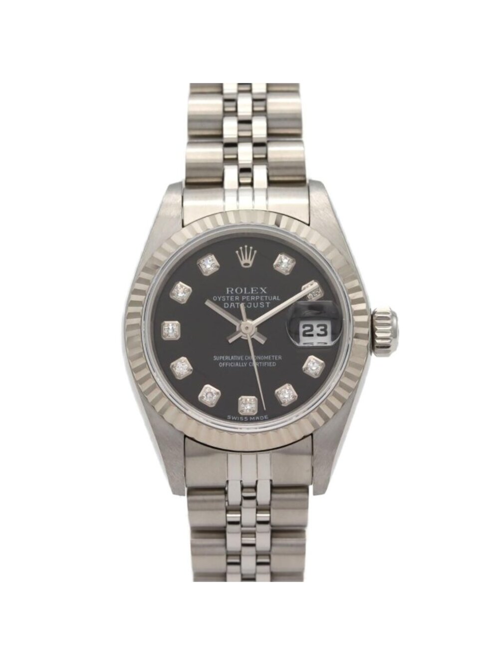 Rolex Datejust Stainless Steel White Gold Automatic